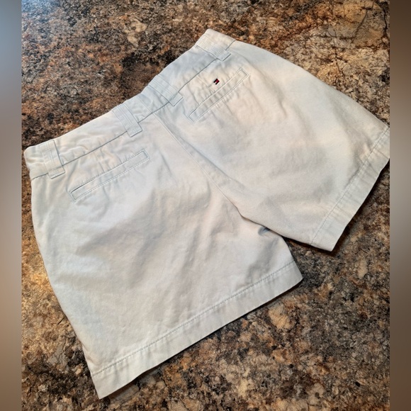 Tommy Hilfiger Light Blue Women's Chino Bermuda Shorts - Picture 2 of 7